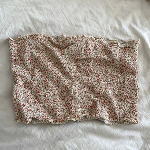 BRANDY MELVILLE floral tube top